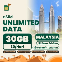 eSIM Malaysia Kuala Lumpur Penang Unlimited Kuota Data Internet Roaming Travel | eSIM Kuala Lumpur | eSIM Travel Roaming