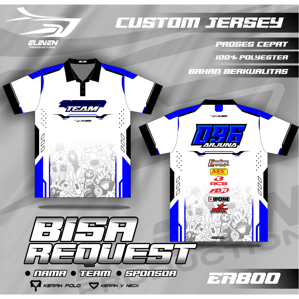 Jual JERSEY RACING kaos baju jersey racing custom full printing jersey ...