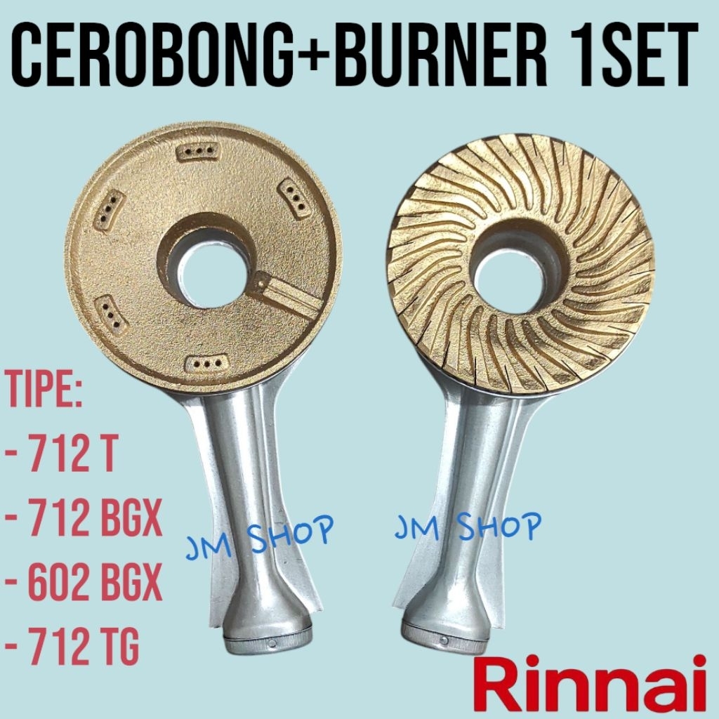 Jual CEROBONG TUNGKU+BURNER KOMPOR GAS RINNAI 712BGX 602BGX 712T 712TG ...