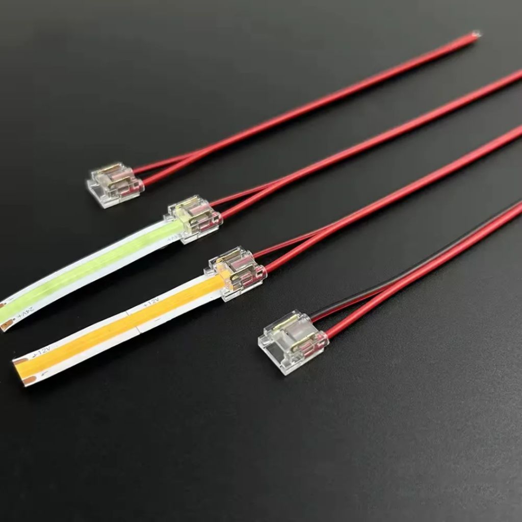 Jual kabel konektor Led strip COB 10mm tersedia beberapa varian ...
