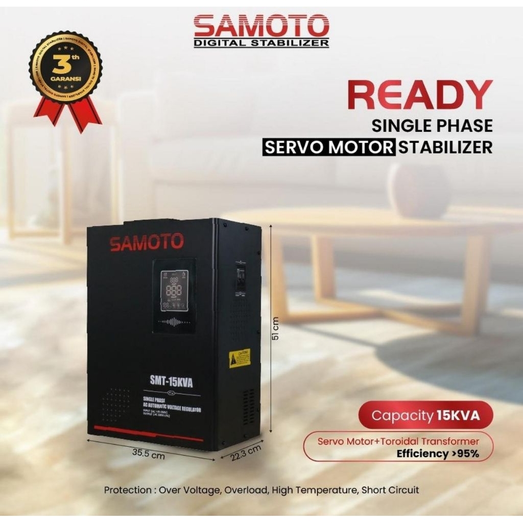 Jual Stabilizer Samoto SMT-15KVA / SMT 15000VA Single Phase Stavol ...