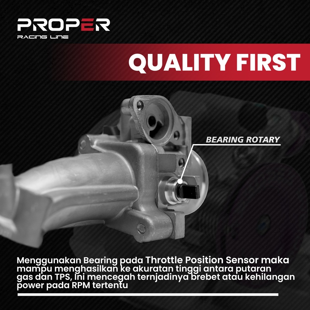 Jual PROPER RACING LINE PAKET THROTTLE BODY + SENSOR TPS HONDA VARIO ...