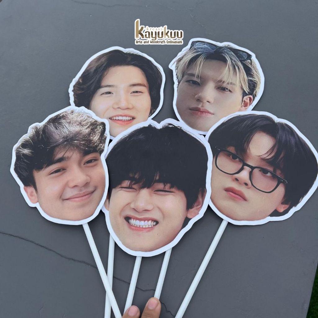 Jual Kreasikayukuu Properti Photobooth Props / Head Cutout Fansign ...