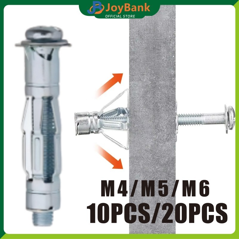 Jual 20PCS Hollow Wall Angkur M4/M5/M6 Anchor Rivet Plat Jack Nut untuk ...