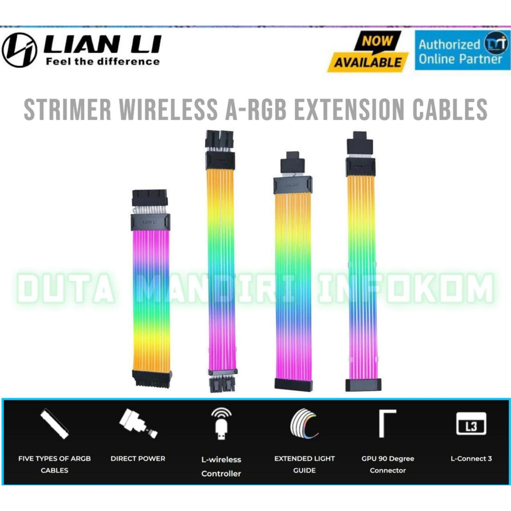 Jual Termurah Lian Li Strimer Wireless ARGB - Addressable RGB Power ...