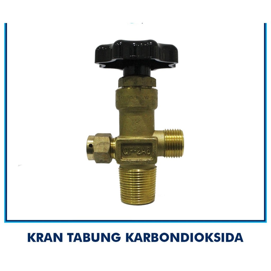 Jual Kran Tabung CO2 Valve Carbon Dioxide QF-2G1 dan Valve Oksigen O2 ...