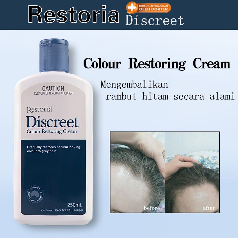Jual Restoria Discreet Colour Restoring Cream 250ml | Shopee Indonesia
