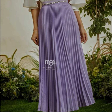 Rok Plisket Premium Jumbo Bahan Casebo Rok Plisket Mayung Flowly