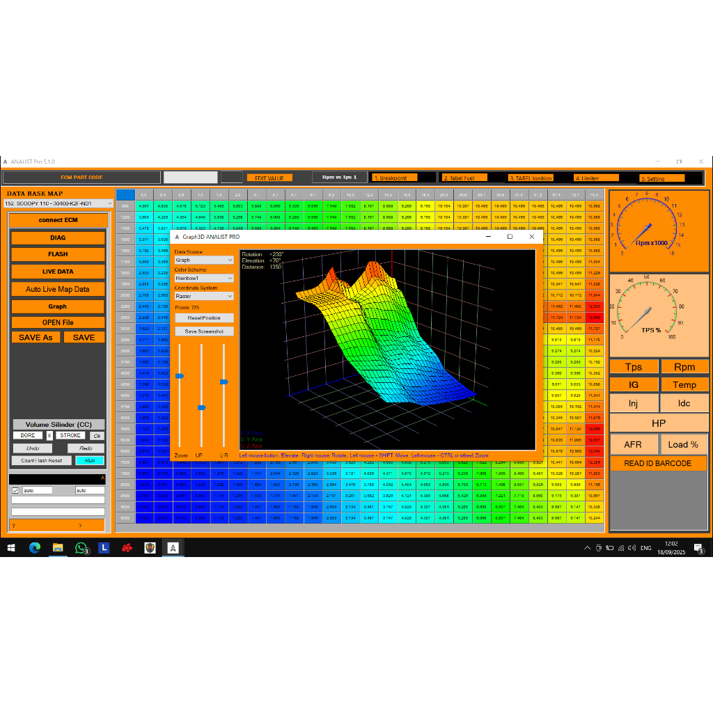 Jual Aplikasi Analist Pro V5.1.0 Terbaru 2025 SOFTWARE REMAP ECU HONDA ...