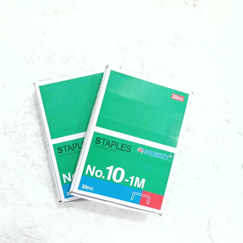 Jual 1 Box Staples Squeezy No.10‑1M (STP‑SQ8450) – Isi Ulang 1000 ...
