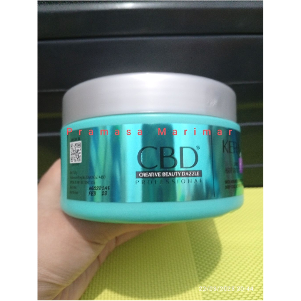 Jual CBD 250gr Keratin Pro Hair Mask Masker Rambut | Shopee Indonesia