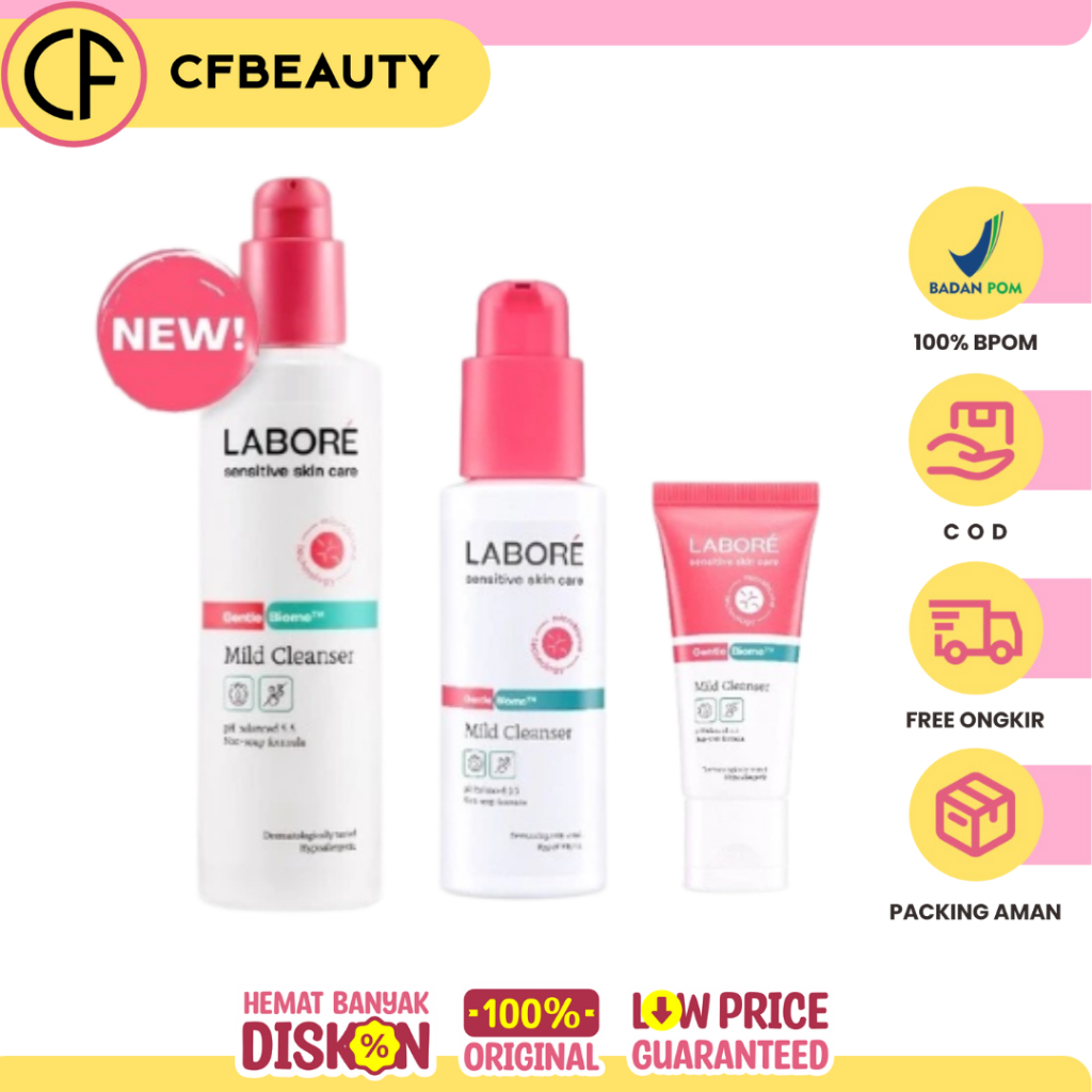 Jual LABORE GentleBiome Mild Cleanser - Gentle Face Wash Kulit Sensitif ...