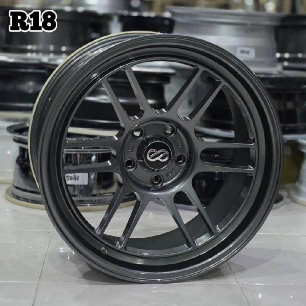 Jual velg racing r18 et 22 RPT FLOW FORMING PCD 5X114,3 LEBAR 9,5 velg ...