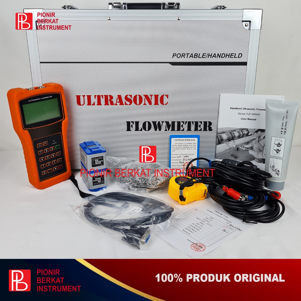 Jual Ultrasonic Flowmeter TUF-2000H DIGITAL Potrable Ultrasonic Flow ...