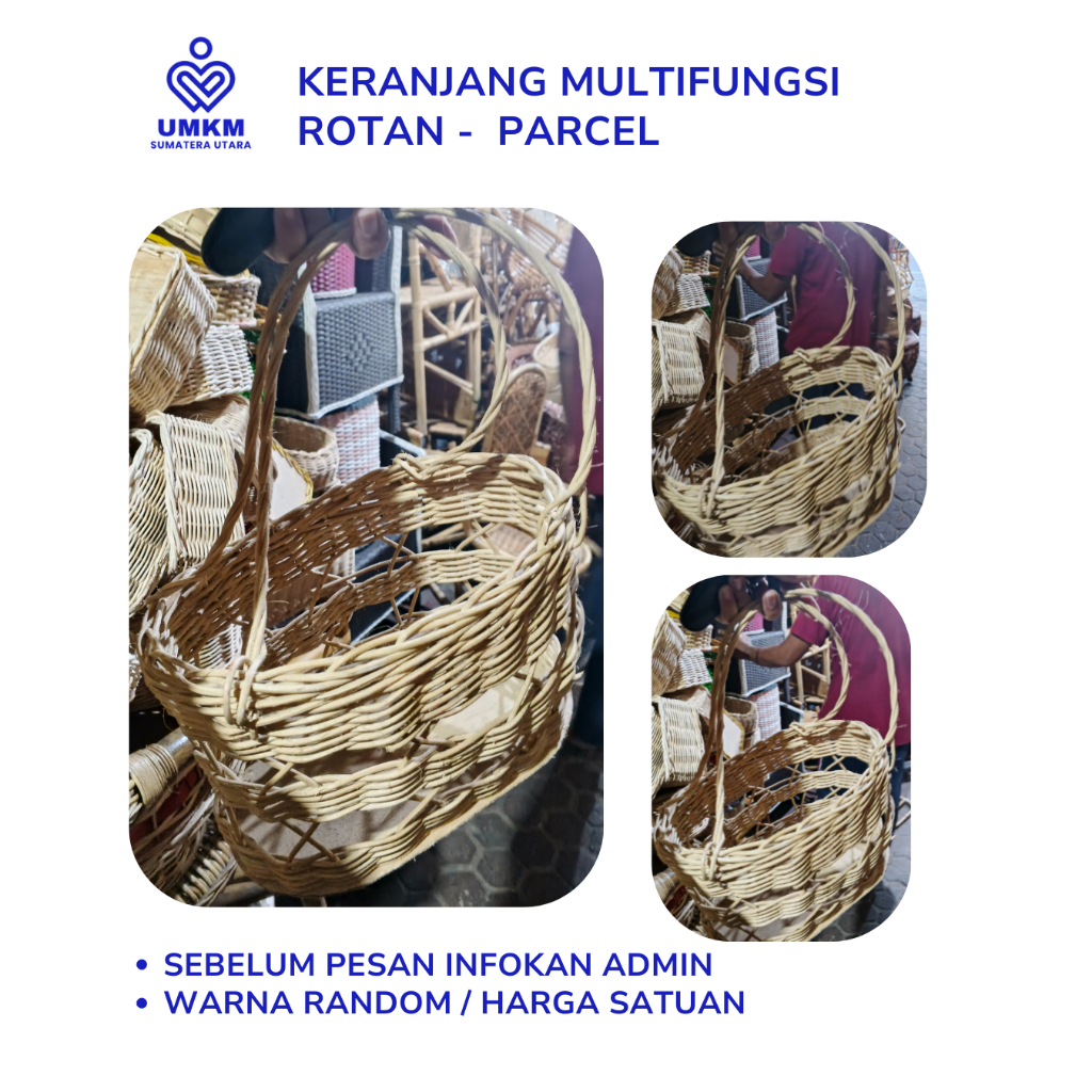 Jual Keranjang Rotan / parcel rotan / keranjang rotan / keranjang buah ...