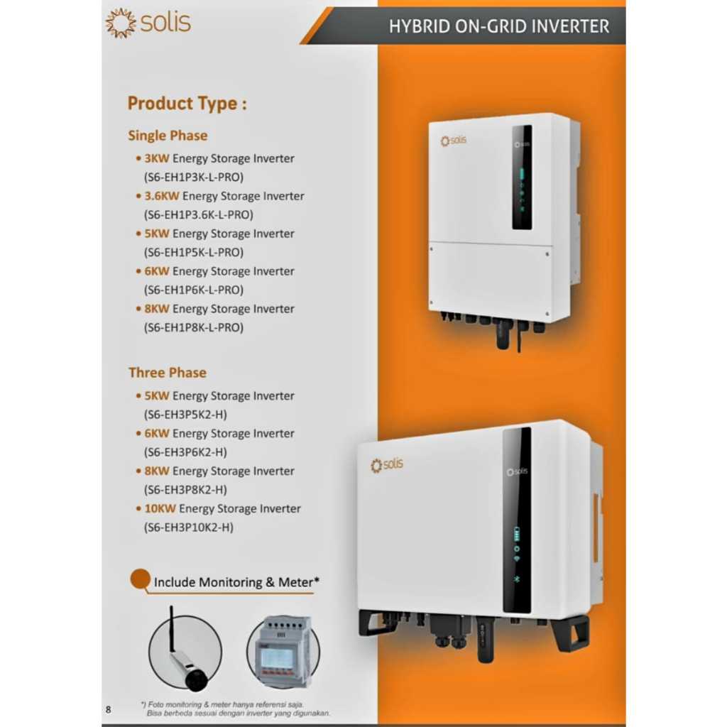 Jual Solis S6-EH3P15K-H Inverter 15 KW 3 Phase Hybrid Ongrid Offgrid ...
