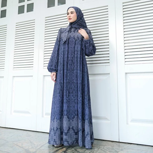 MIKHAYLA Dress Ceruty Babydoll tampilan keseluruhan