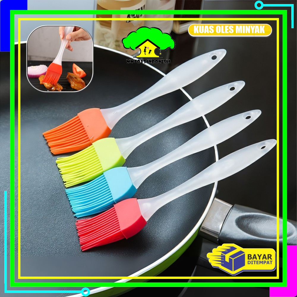 Jual MI-C148 Kuas Mentega Silikon Kuas Oles Minyak Barbeque Anti Panas ...