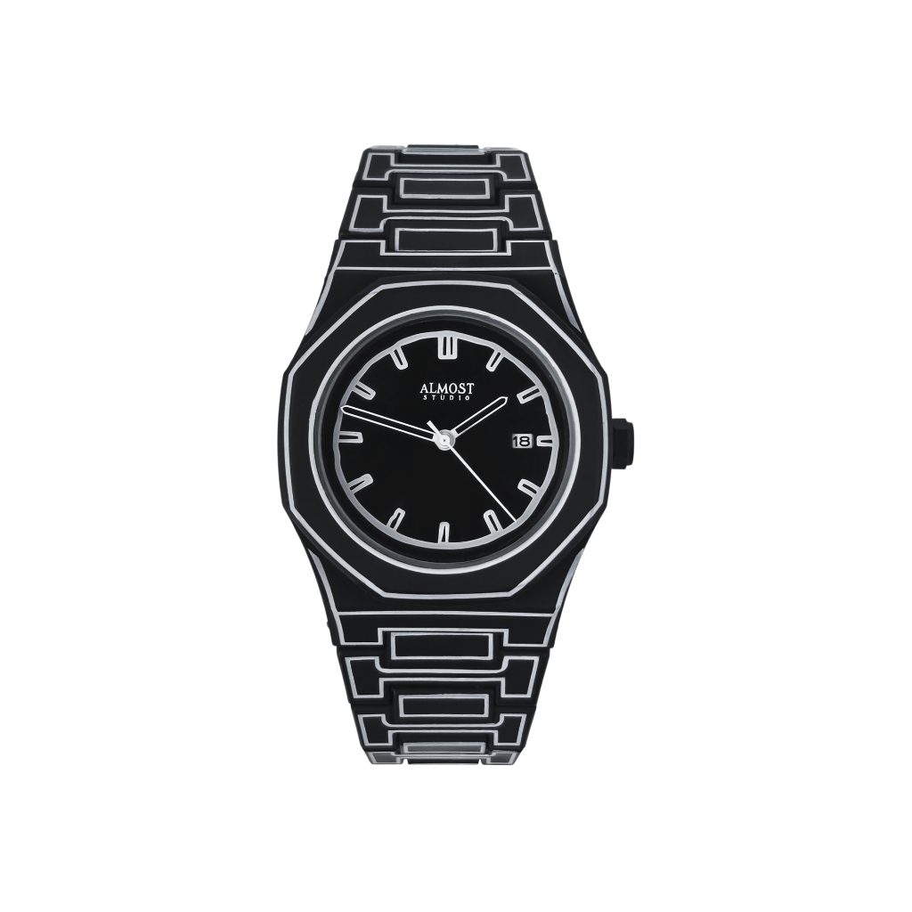 Jual Almost Studio Outline Dial Watch - Jam Tangan Analog Polycarbon ...