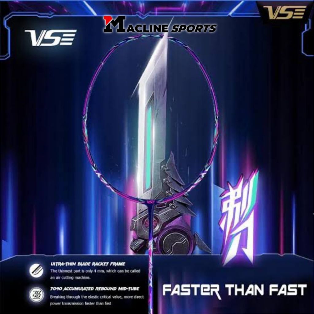 Jual RAKET BADMINTON VS VENSON RAZOR SERIES / ORIGINAL VSE RAZOR SERIES ...