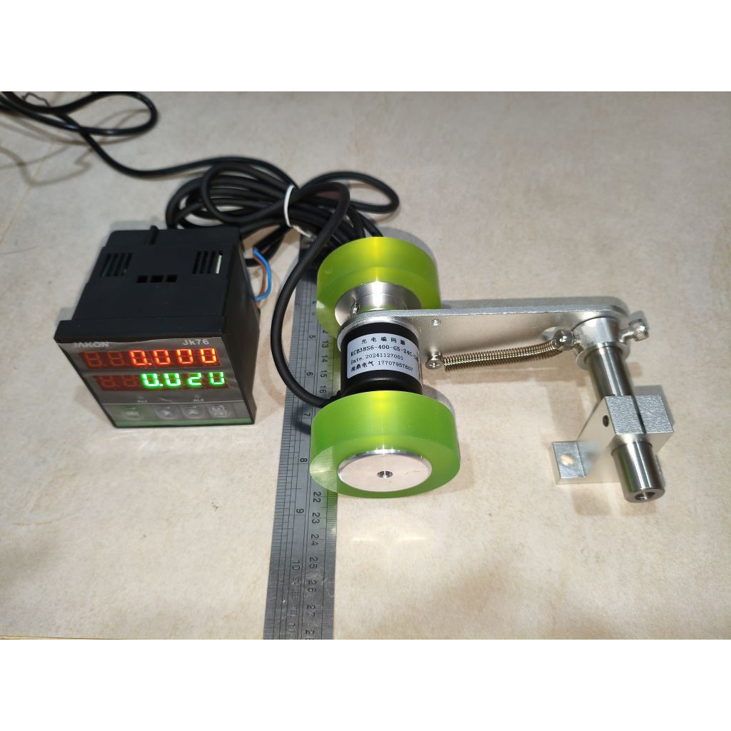 Jual digital roller meter counter. meteran roda digital. plus bracket ...