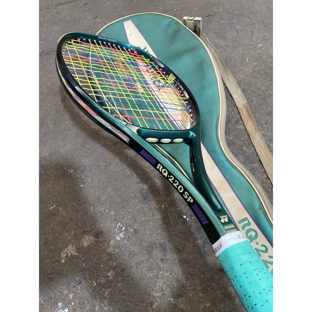 Jual RAKET TENIS YONEX RQ-220SP BEKAS ORIGINAL MADE IN JAPAN SIAP PAKAI ...