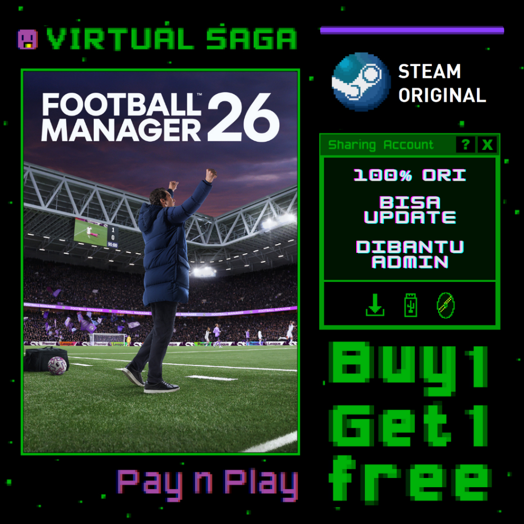 Jual Football Manager 26 Steam Sharing PC Game Original 2026 | Shopee ...