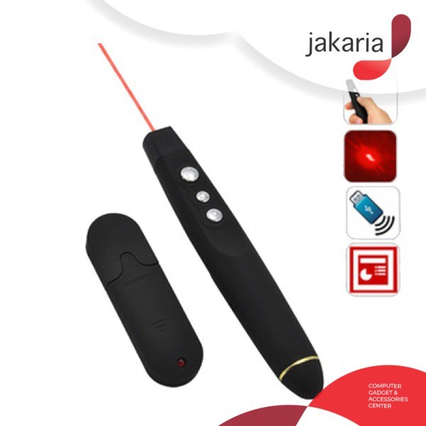 Jual Wireless Presenter PP-1000 Laser Pointer USB Presenter Pointer ...