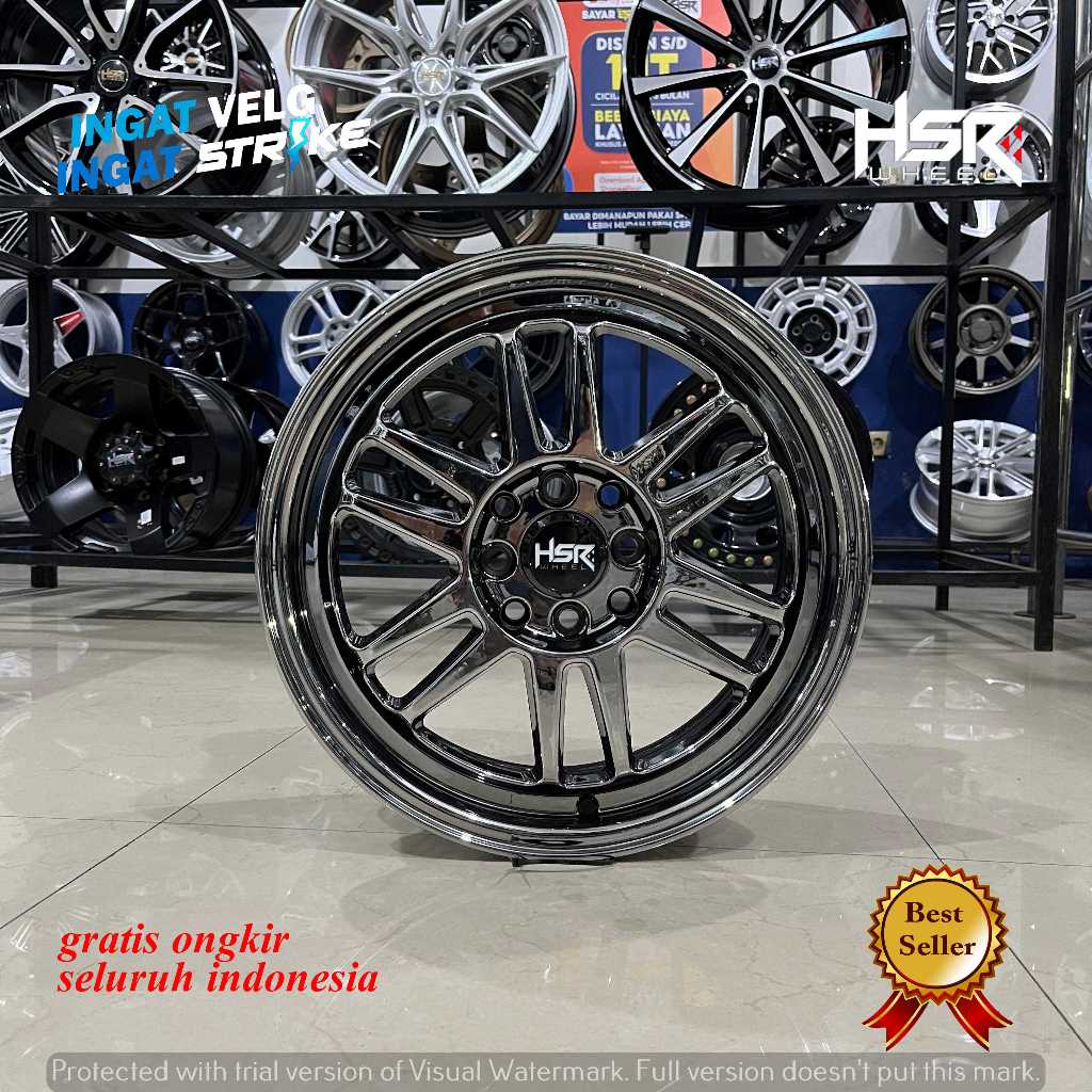 Jual REKOMENDASI VELG R16 WARNA BLACK CHROME BUAT BRIO, MOBILIO, CALYA ...
