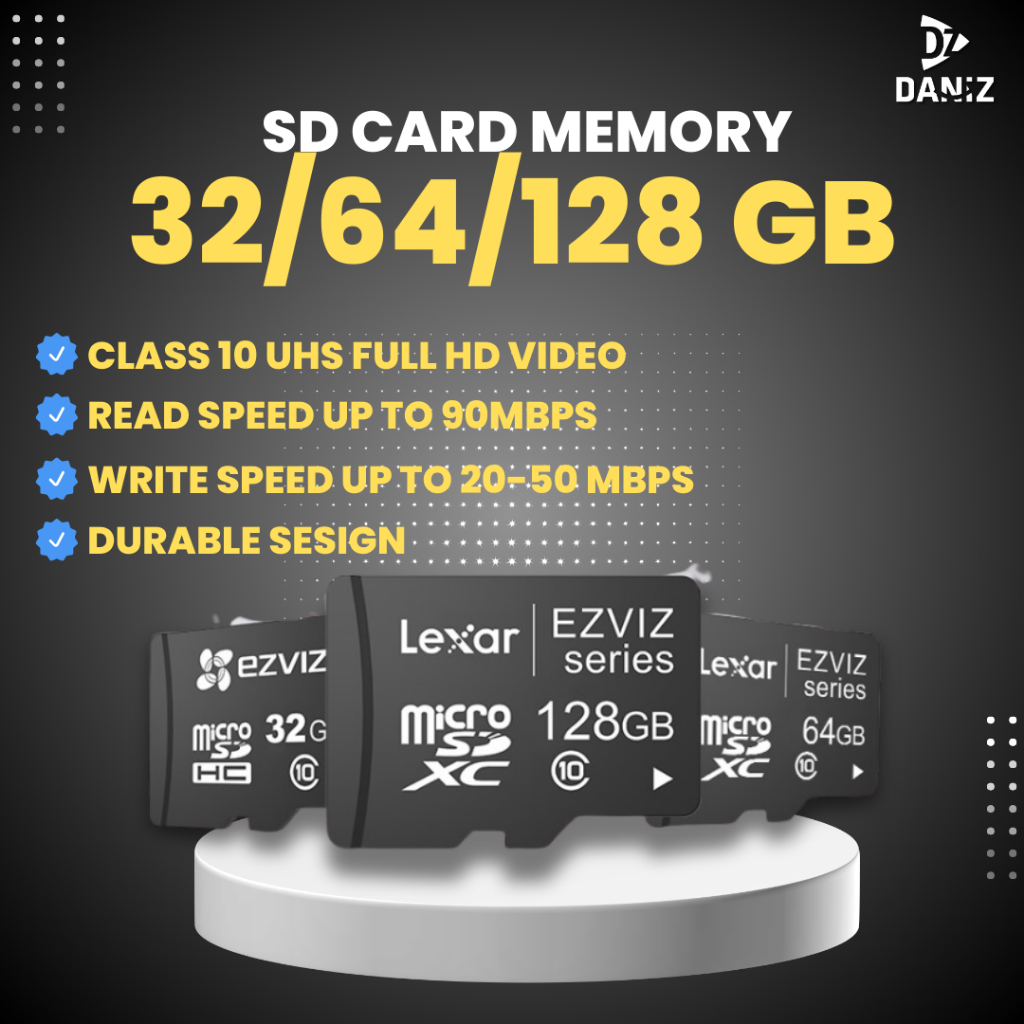Jual Memory Card MicroSD Original Kamera CCTV Ezviz | Kapasitas 32GB ...