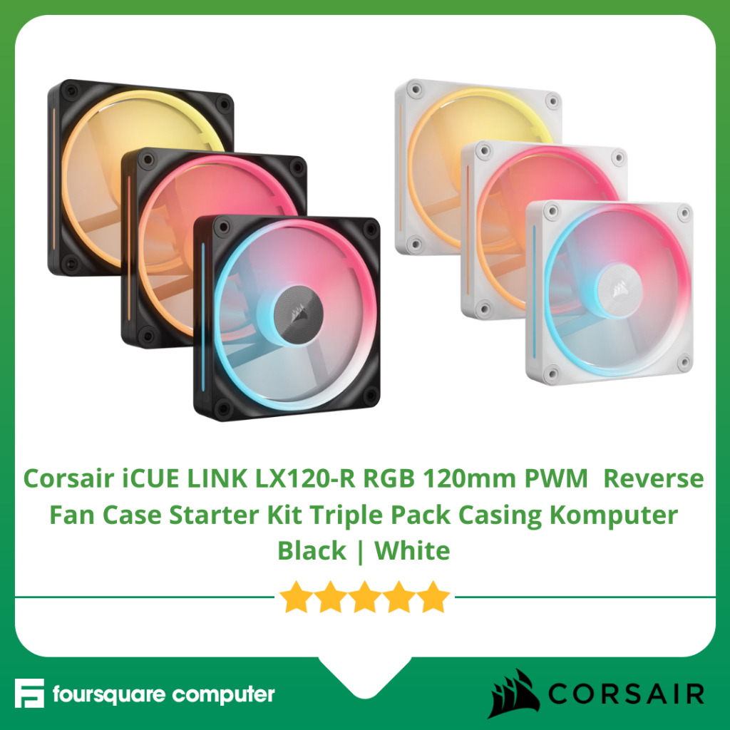 CORSAIR ICUE LINK RX120 RGB 120mm PWM-Lüfter - Mag Produktbild-Vorschau 10