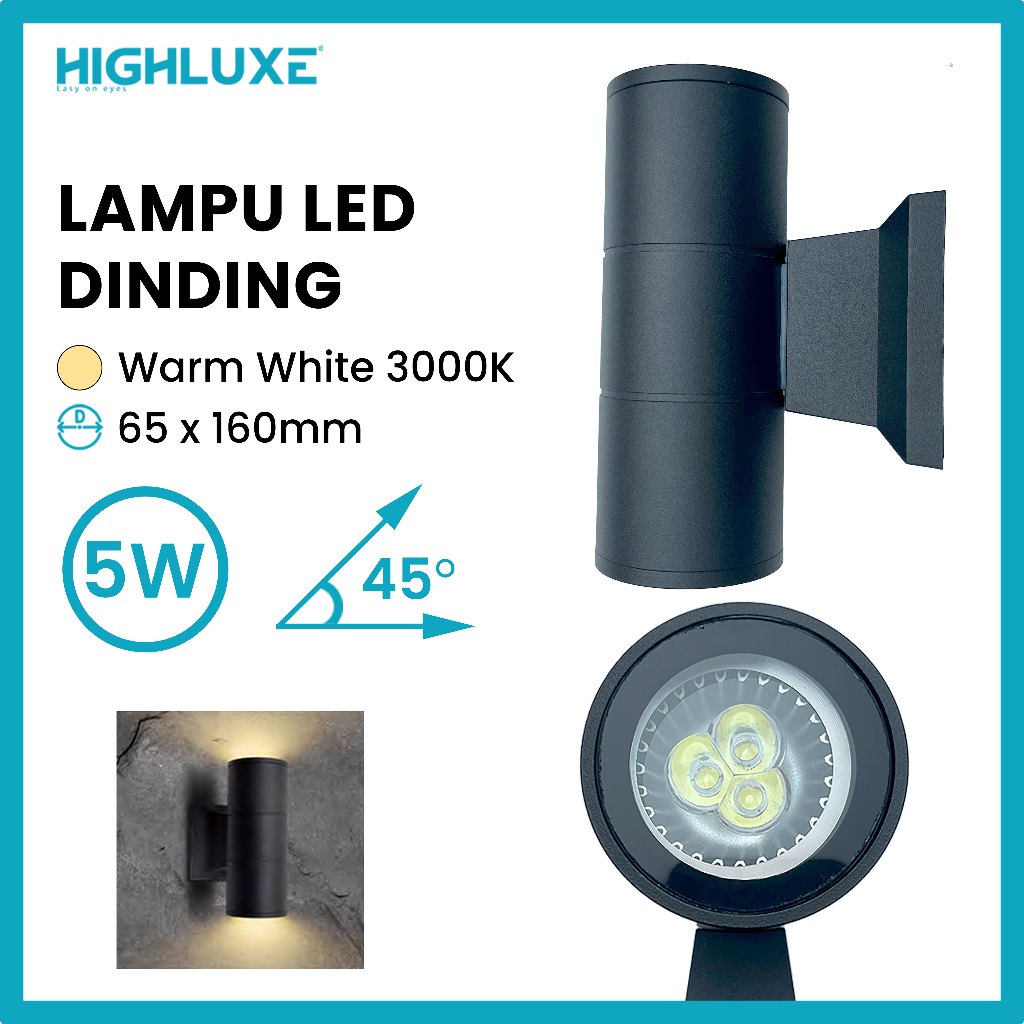 Jual Lampu LED Dinding Highluxe - Lampu Modern Hias - Lampu Teras ...