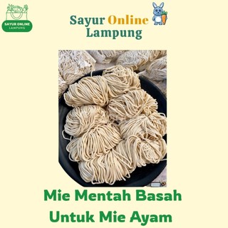Mie Mentah Mie Basah Untuk Mie Ayam