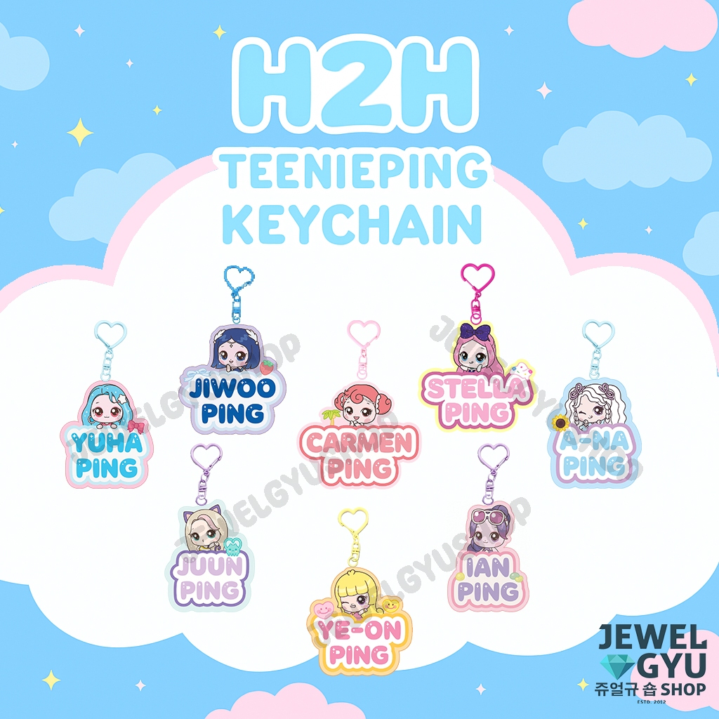 Jual Hearts2hearts Keychain Teenieping / Gantungan kunci H2H Carmen ...