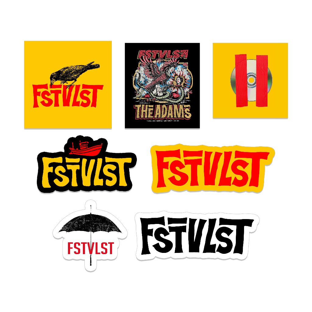Jual Fstvlst | Sticker Satuan | Stiker Band | Sticker Vinyl | Stiker ...