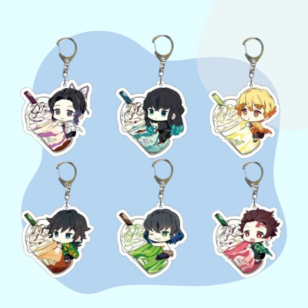 Jual Gantungan Kunci Akrilik Anime Muichiro Tokito Tanjiro Nezuko ...