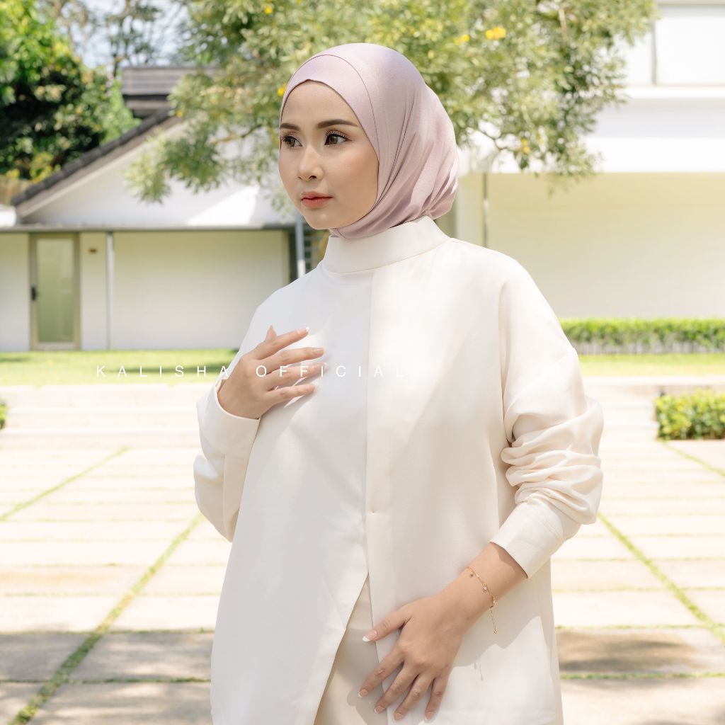 Kalisha X Mima - Vanya Instan Bergo Bahan Rayon Viscose Ukuran S - foto 5