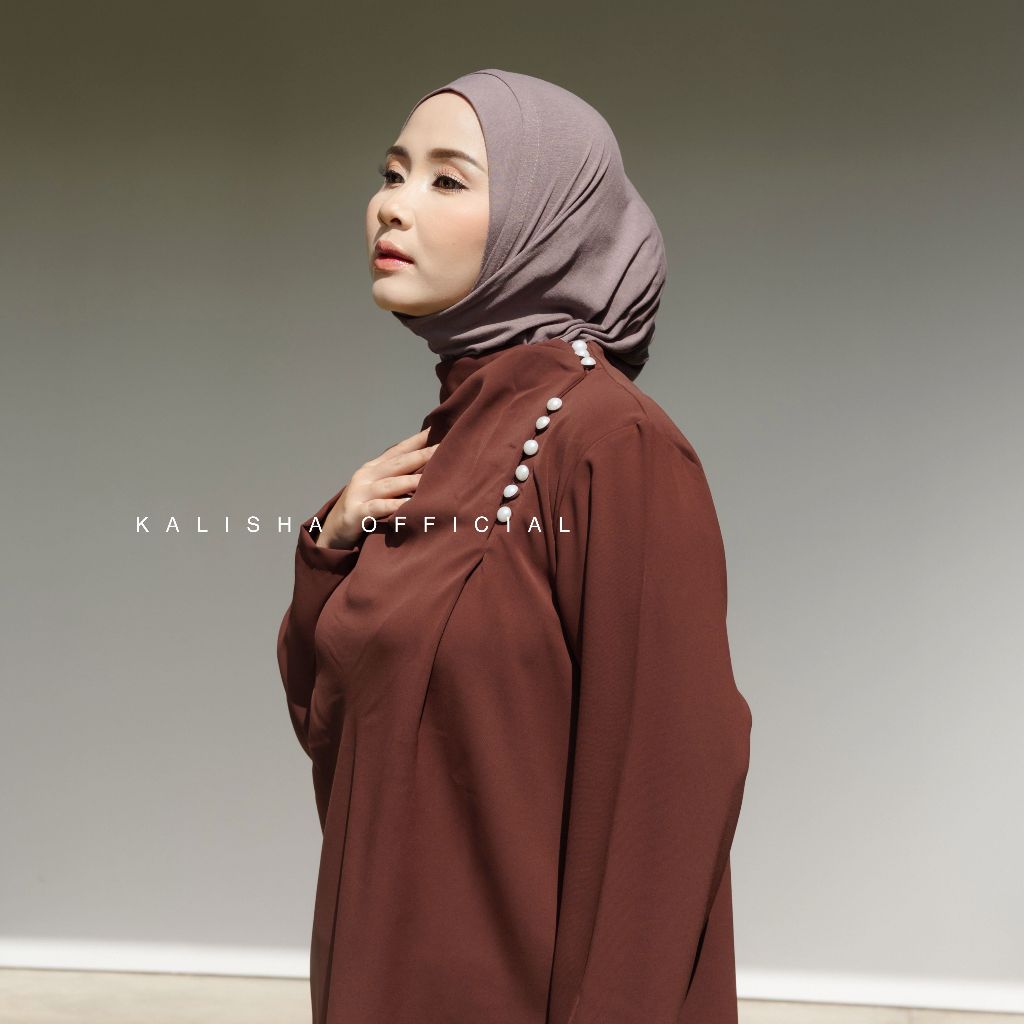 Kalisha X Mima - Vanya Instan Bergo Bahan Rayon Viscose Ukuran S - foto 3