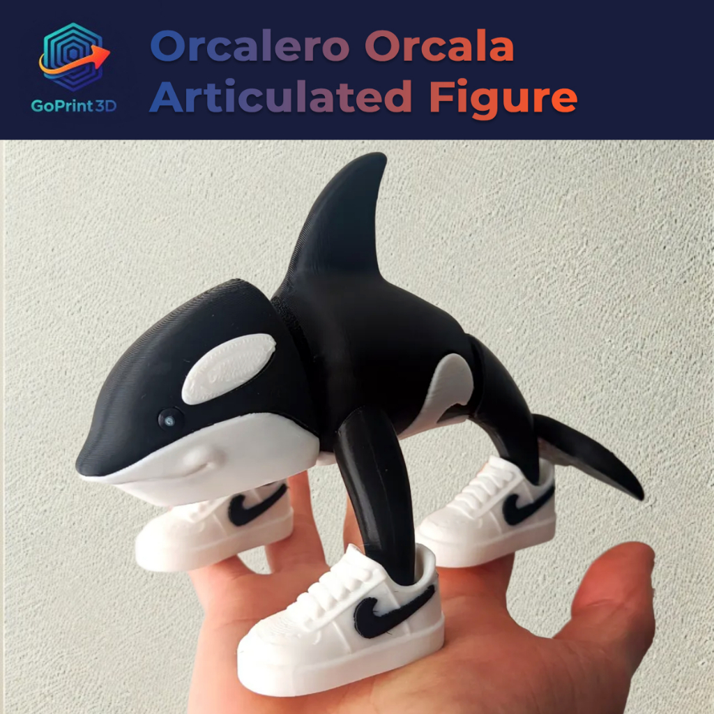 Brainrot Figura Orcalero Orcala Articulado/luz Colección