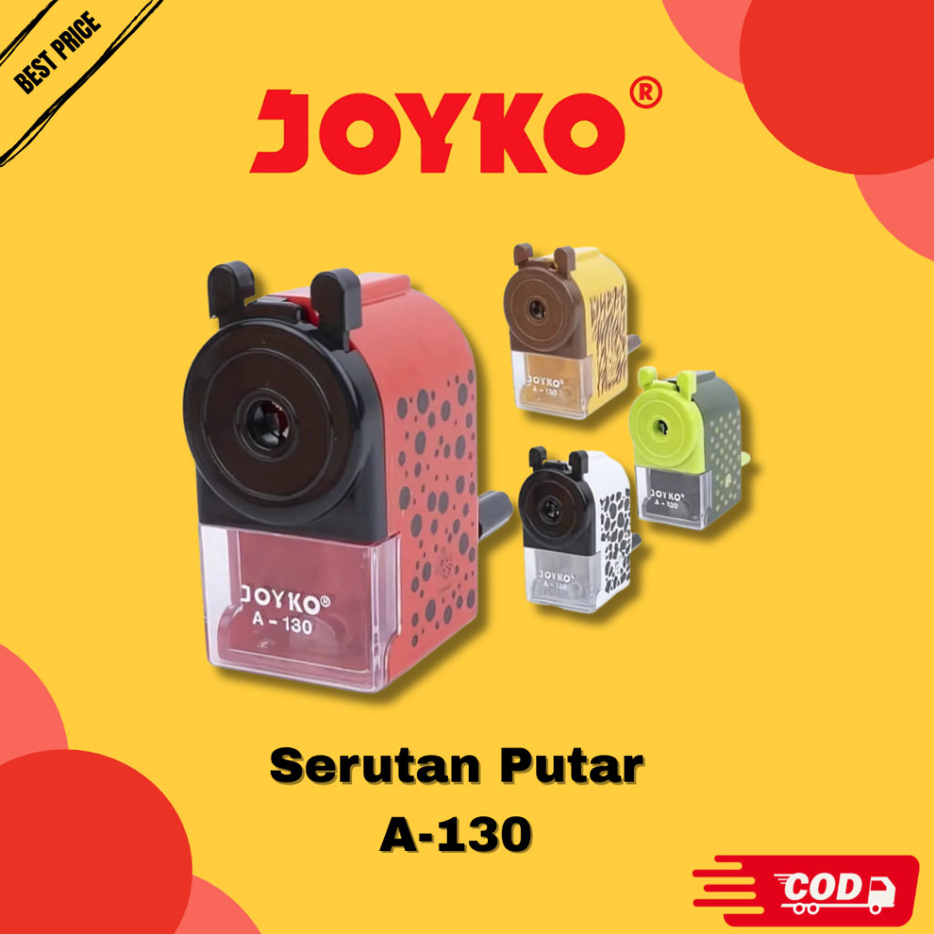 Jual Joyko Rautan Sharpener/ Rautan Meja A-130 Serutan Putar Motif ...