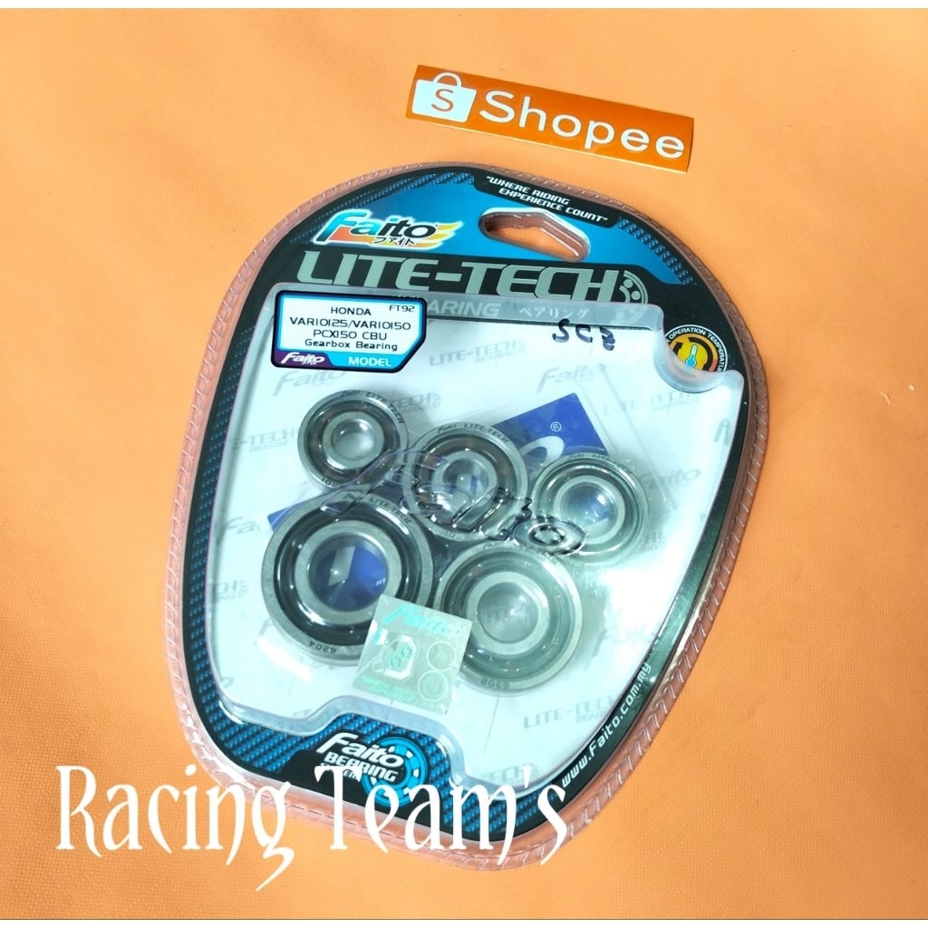 Jual lahar/bearing rasio/gear box racing faito buat motor vario 125 ...