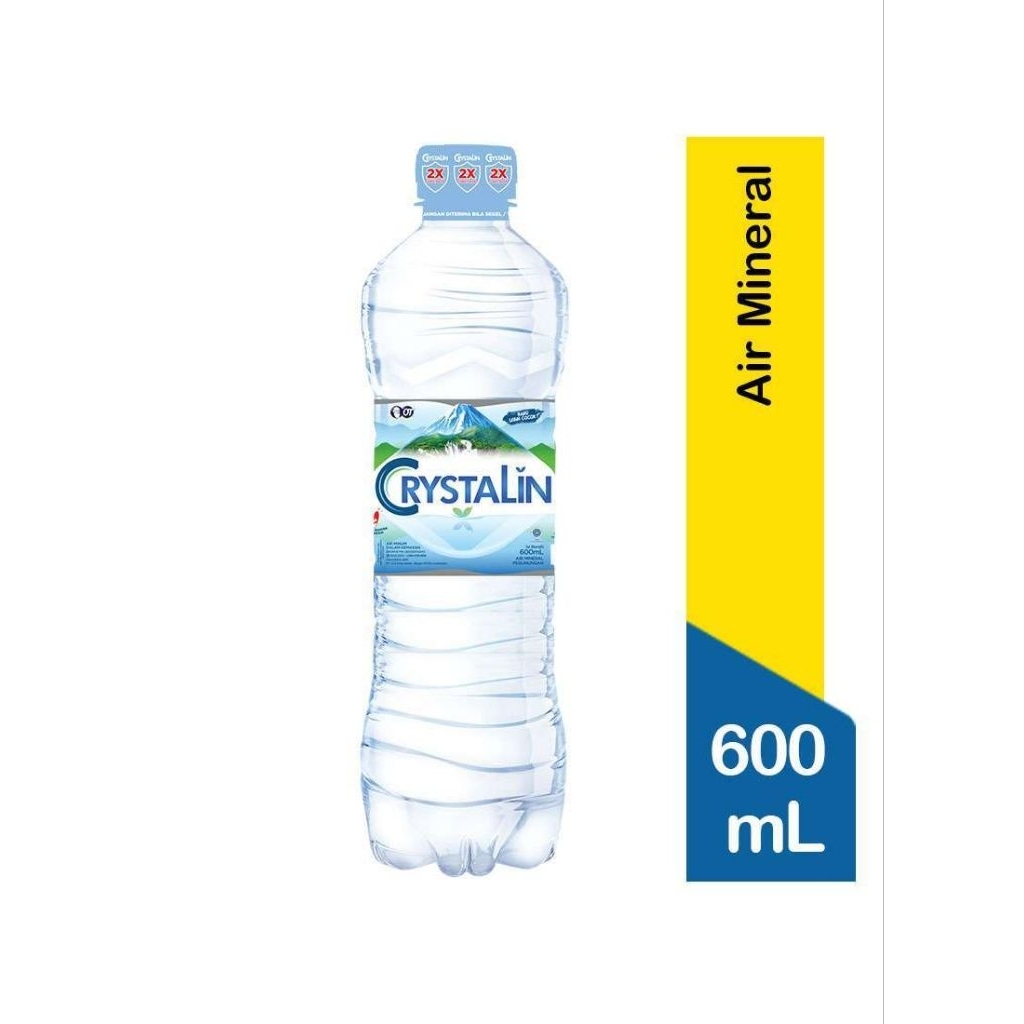Jual AIR PUTIH CRYSTALIN (MINERAL WATER 600ML) | Shopee Indonesia