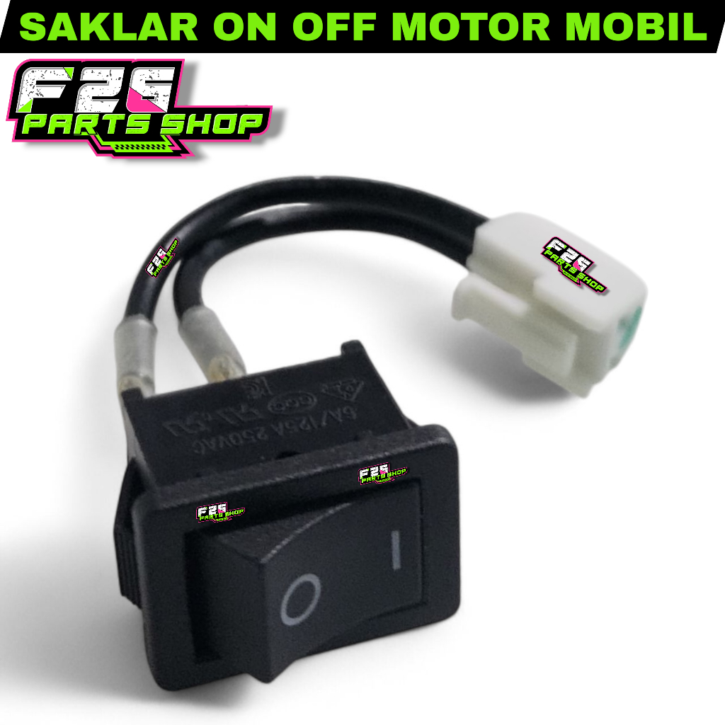 Jual Saklar On Off 2 Pin Universal Semua Motor Mobil Tombol Hidup Mati ...
