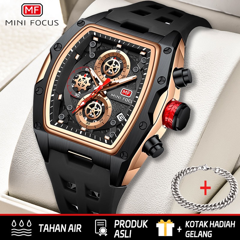 Jual MINI FOCUS Quartz Watch Men Luxury Wristwatch Waterproof Luminous ...