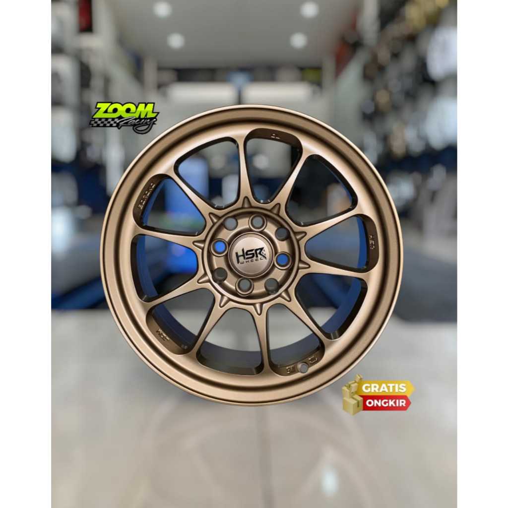 Jual Velg Mobil Ring 16 HSR DL Pcd 4x100 Matte Bronze Pelek R16 Brio ...