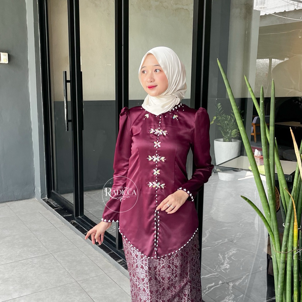 Jual Alana One Set Baju Kurung Melayu Rok Songket Dan Satin Ada Jumbo ...