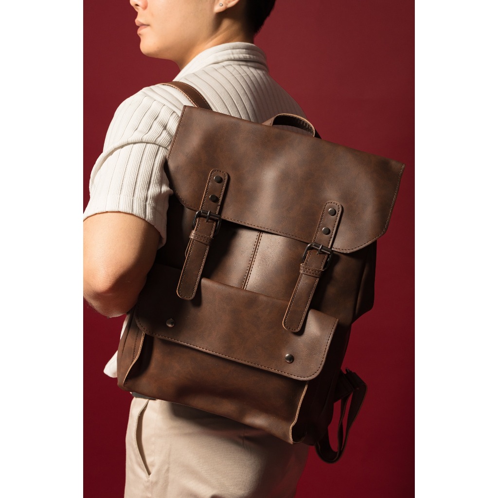 Jual LEATHER CONCEPT Tas Ransel Kulit Pria Tas Pria Backpack Pria Tas ...