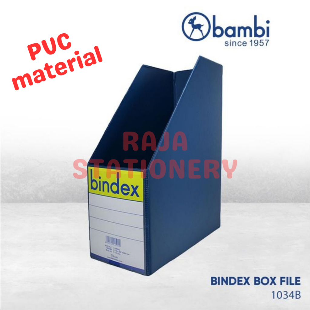Jual Bindex Box File By Bambi Folio F4 Magazine File PVC 11.5cm Plastic ...