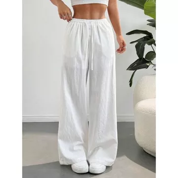 Kulot Linen Nyaman Pinggang Full Karet Celana Kulot Linen Premium