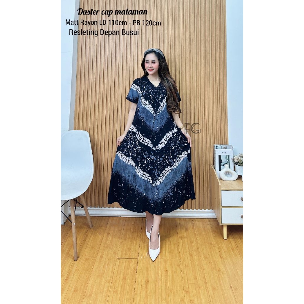 Daster Bahan Twill Rayon Super Lengan 7